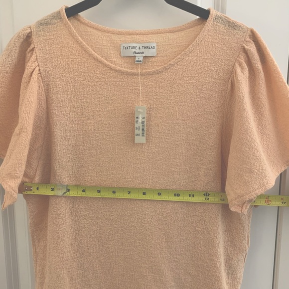 COPY - Madewell BRAND NEW W/ TAGS Flutter Sleeve Top - Picture 2 of 10